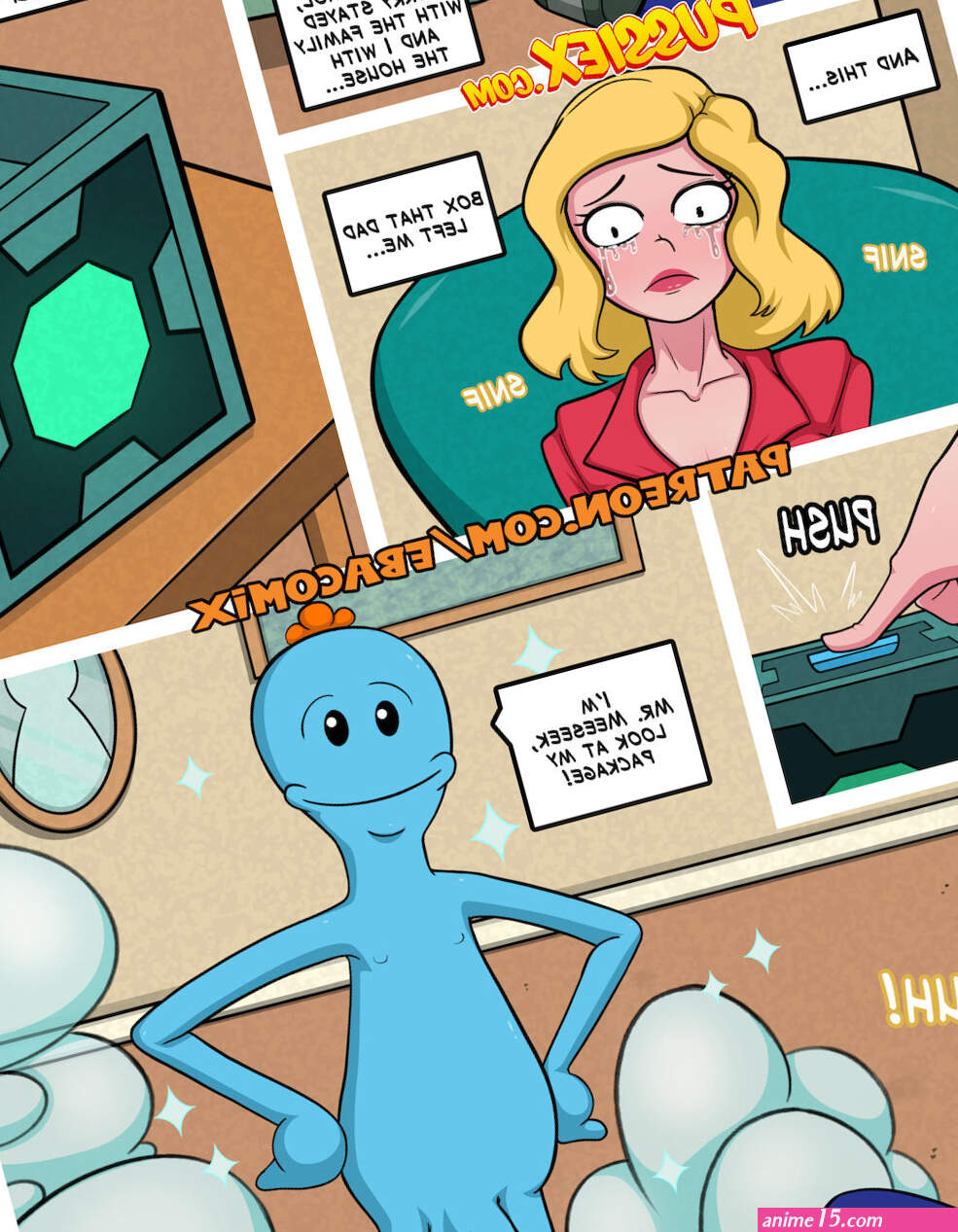 Beths Secret- Eba Comix Rick and Morty