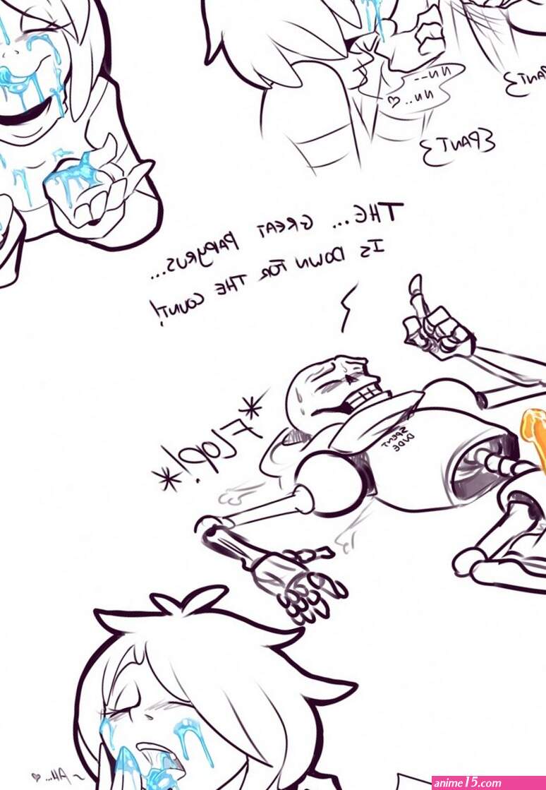 Sans x Frisk x Papyrus Porn Comic