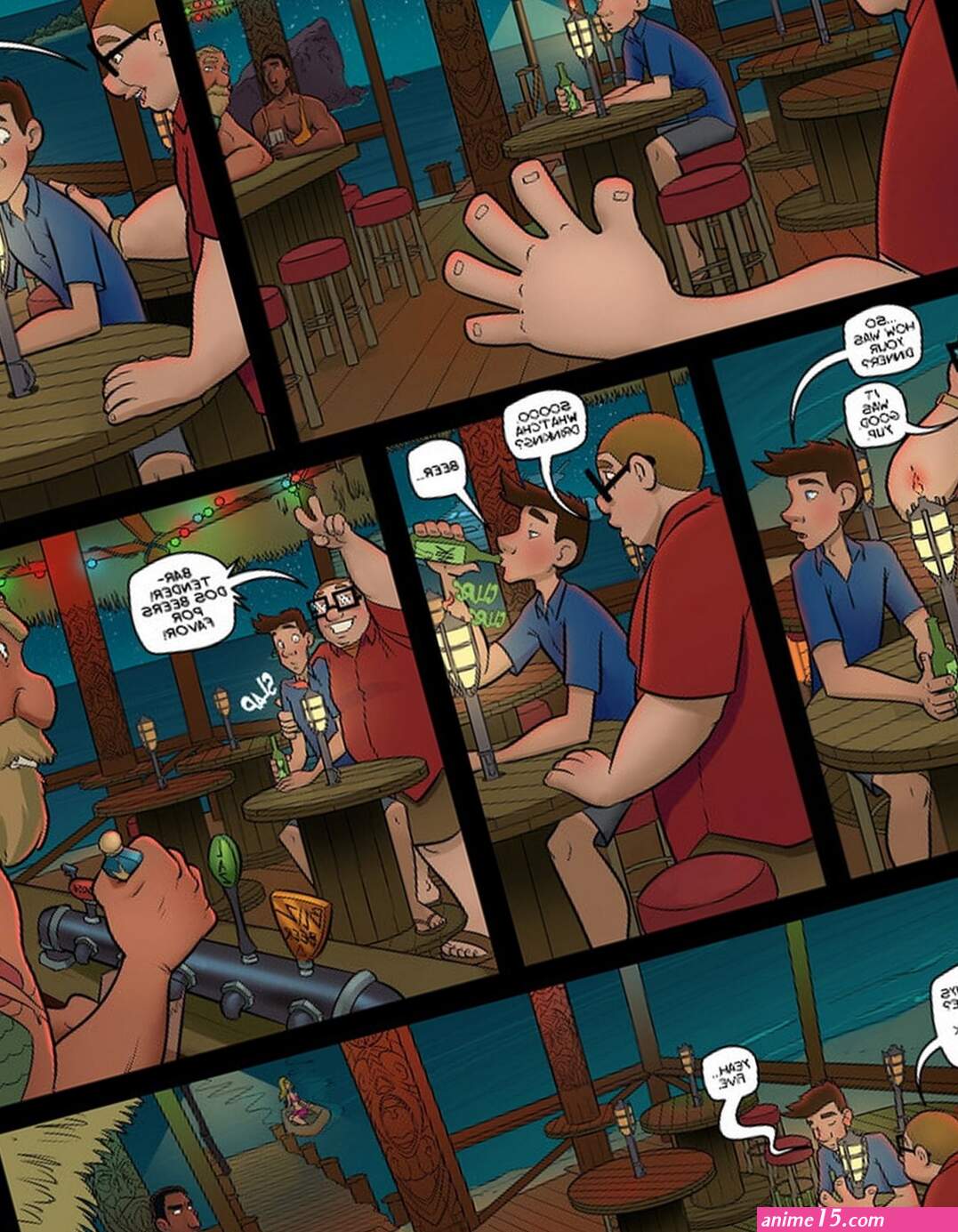 Porn comic Santo Playa Part 1