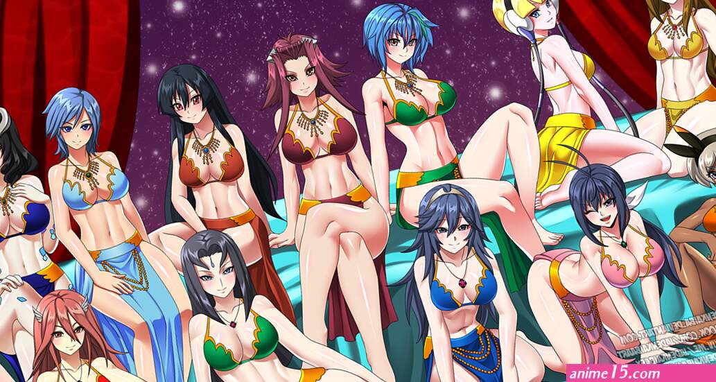 COMMISSION: Sexy Dancer Harem by Jadenkaiba on Newgrounds