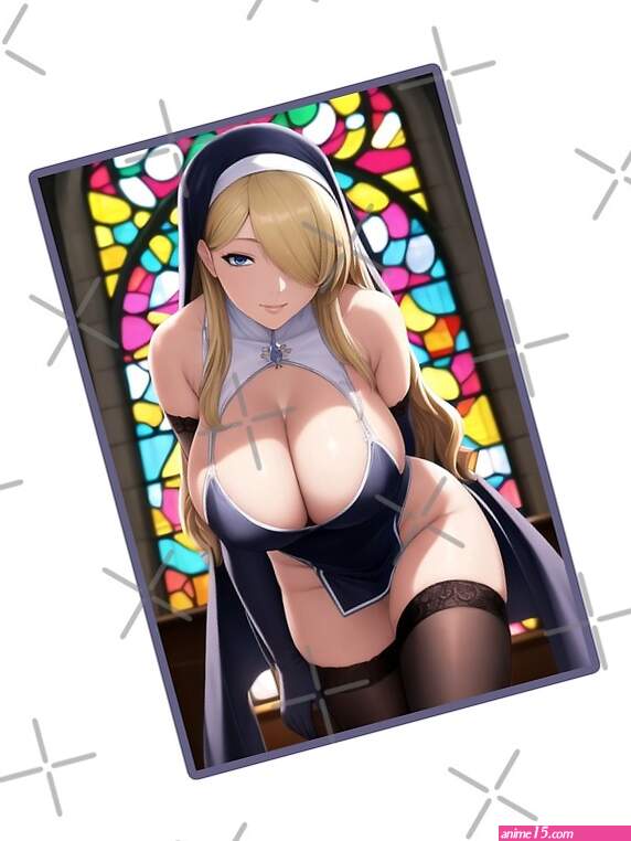 Holy Waifu: Anime Nun Design Poster for Sale by shop4fun