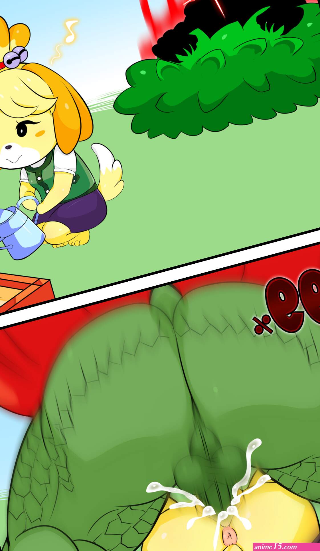 Post 2769325: AnimalCrossing AtelierSolAer comic crossover DonkeyKongCountry featuredimage Isabelle KingK.Rool Kremling SuperSmashBros. vixenxia
