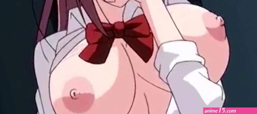 Slim anime cutie with big tits has her soft pussy drilled