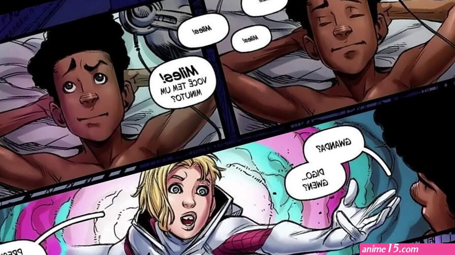 Parodia porno de Spiderman Miles Morales e Gwen Stacy