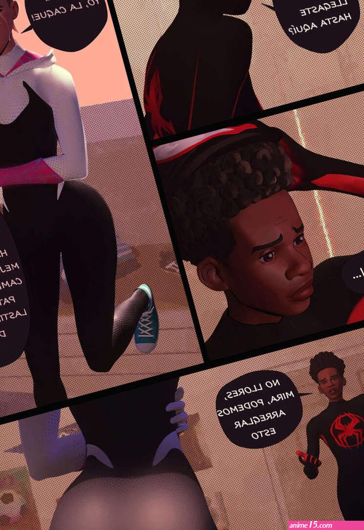 Comic porno Inside the SPIDER VERSE. Gomiqo. cmico de sexo rubia caliente Gwen