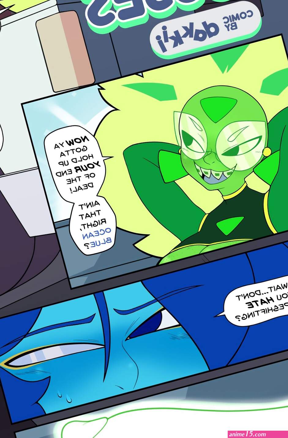 Peridot and Lapis Lazuli Cut Your Loses Porn comic Cartoon porn comics Rule 34 comic