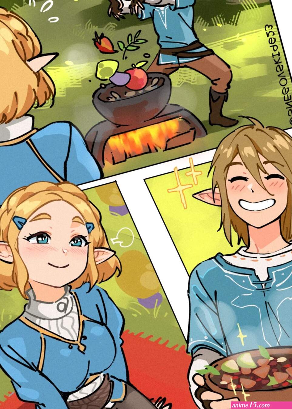 Zelda and Link Summer Vibes Porn Comics by Snegovski The Legend Of Zelda Rule 34 Comics