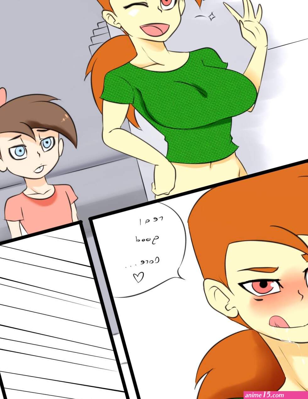 Vicky the Baby sitter porn comic