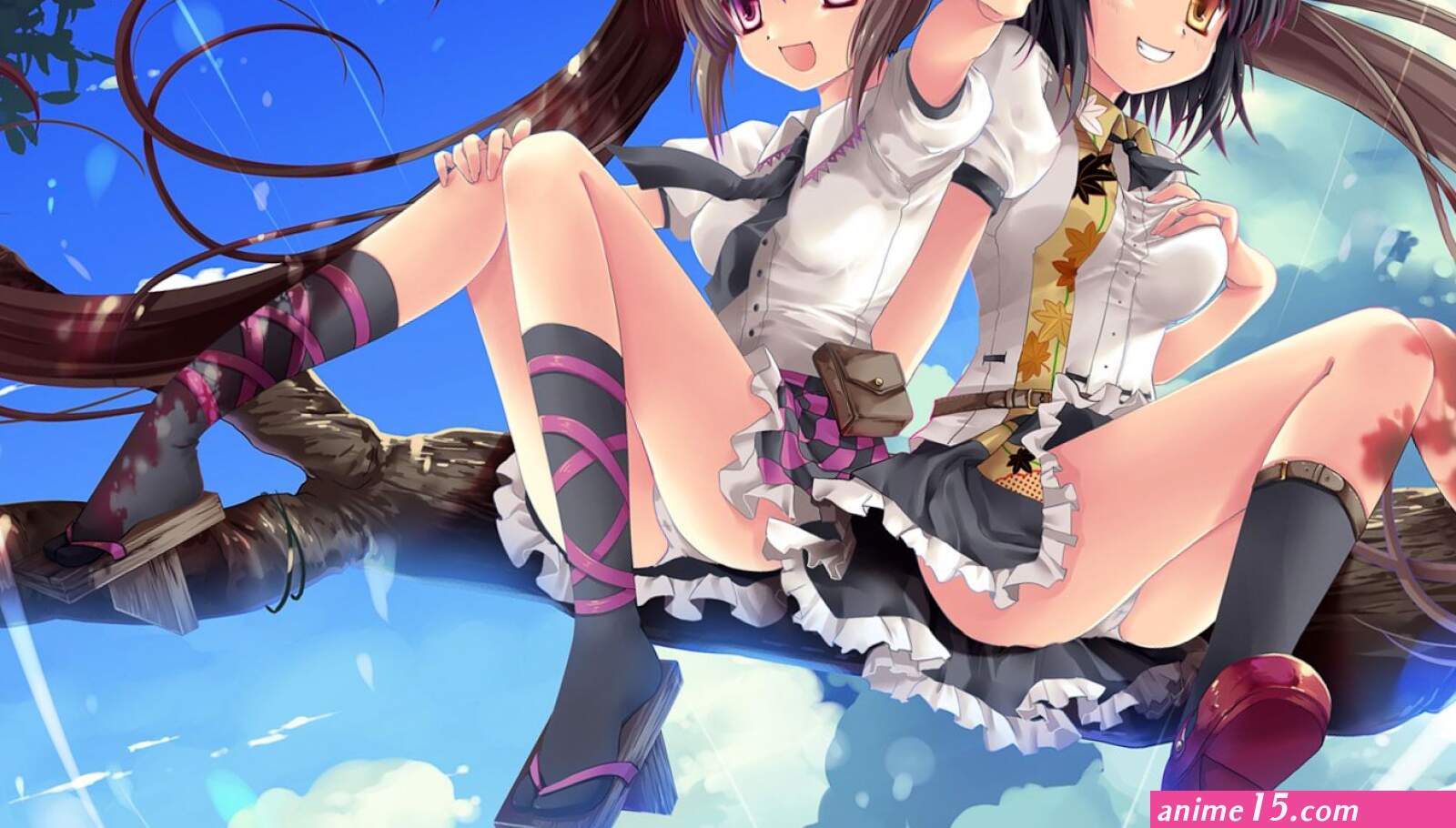 Pic. Upskirt Panties Eyes Phone Underwear Clouds Purple Touhou Hat Aya 320330B