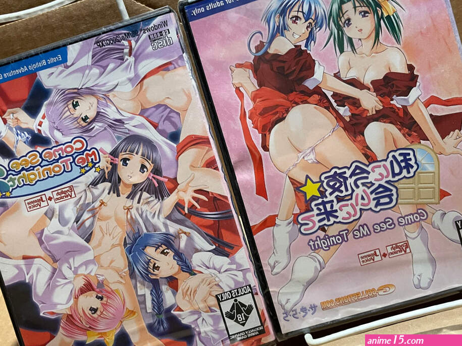 COME SEE ME TONIGHT 1 AND 2 PC GAME LOT ADULT ANIME BRAND NEW UNOPENED 18