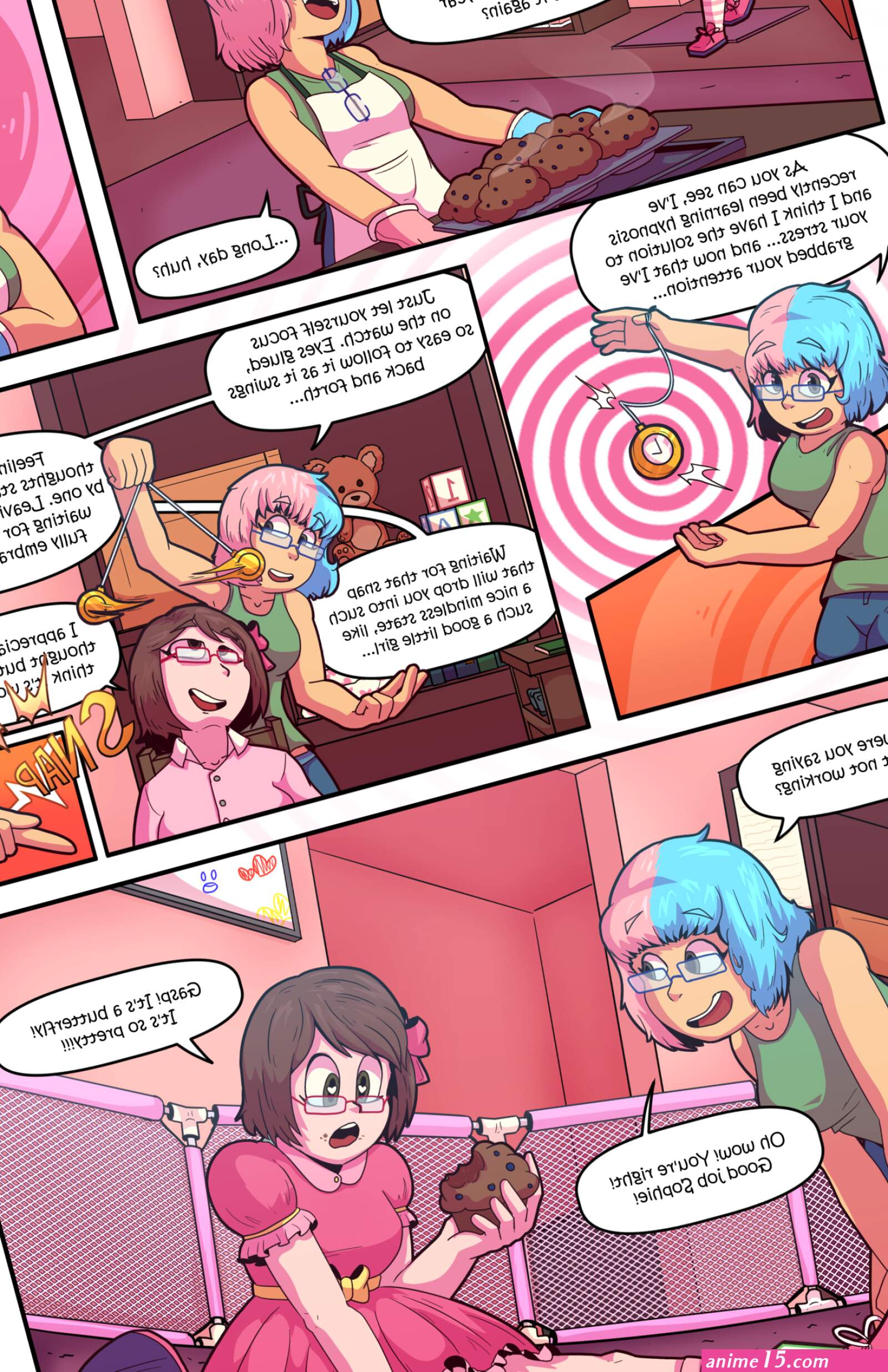 Sophie ABDL Hypnosis Comic Commission by BrushieArt on Newgrounds