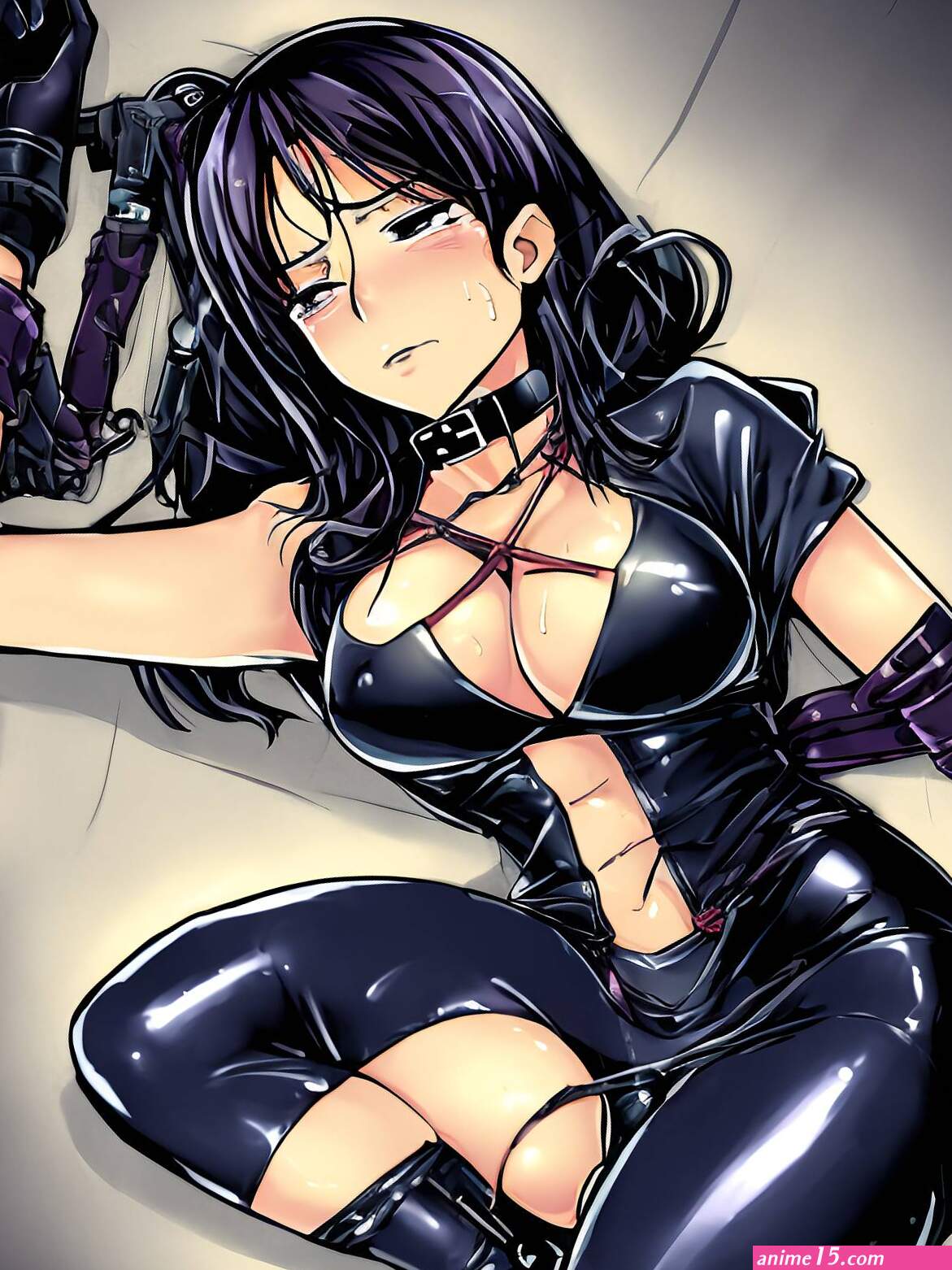 Porn image of bdsm seductive seduction anime femdom bondage dominatrix created by AI
