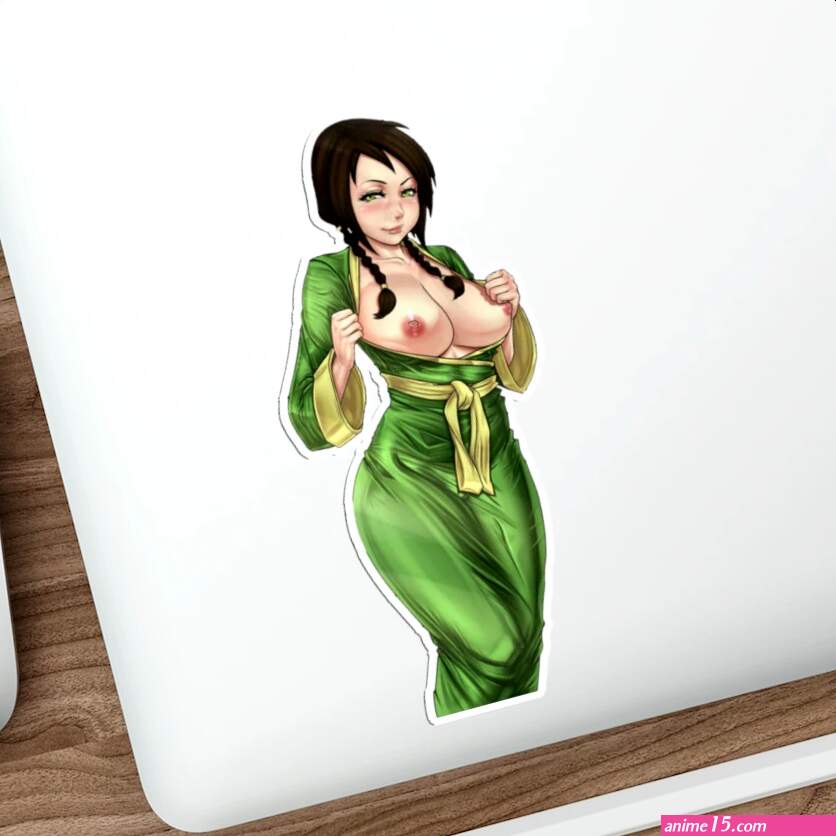 Jin Boobs Flash Waterproof Sticker