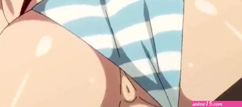 Depraved anime girl blows two guys and gets double penetrated