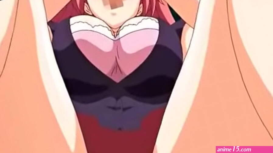 Busty redhead with floating penis
