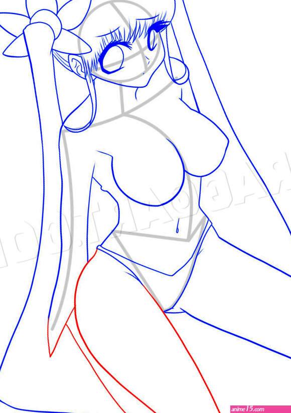 How To Draw A Sexy Anime Girl Sexy Anime Girl Step by Step Drawing Guide by Dawn
