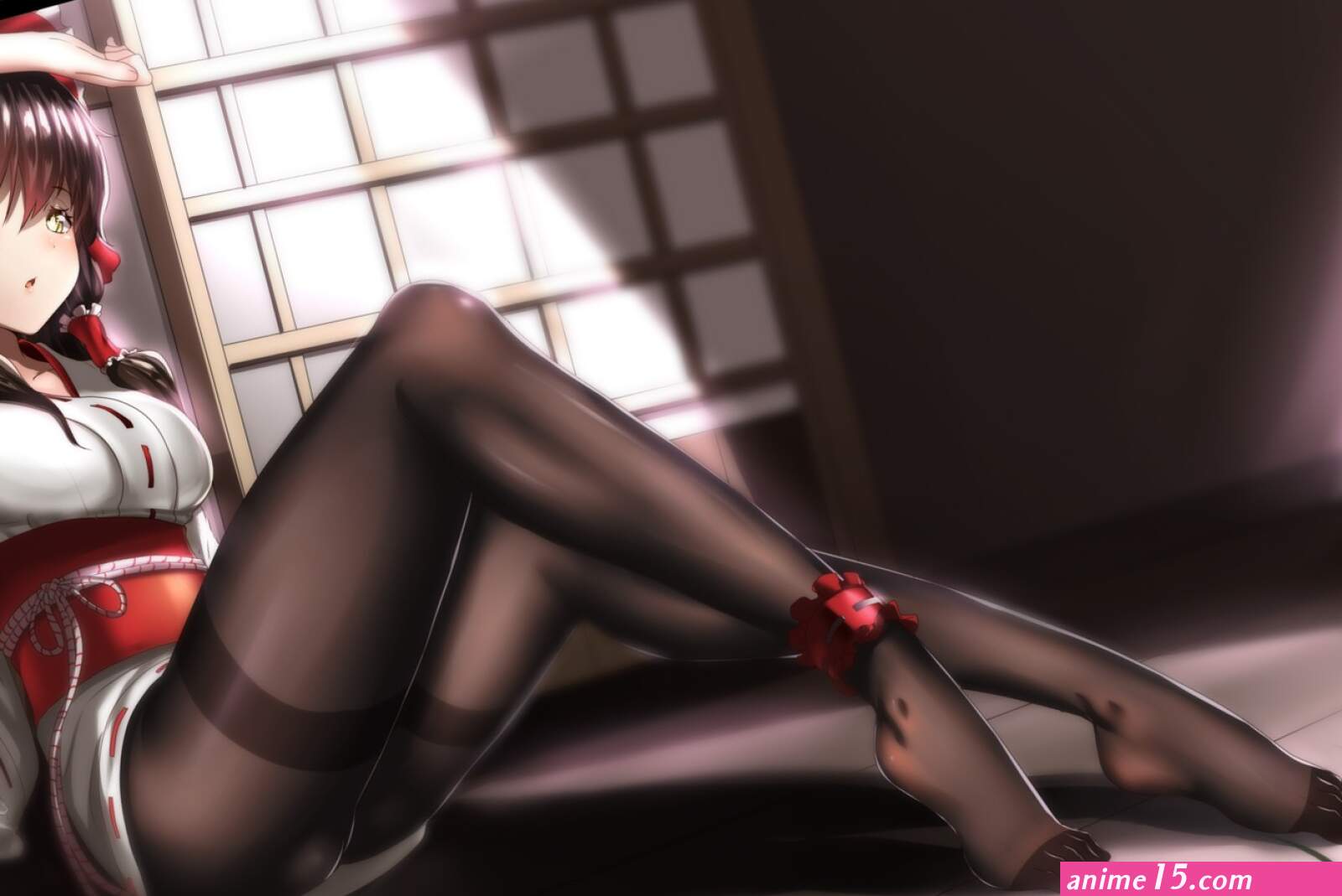 legs anime girls pantyhose black pantyhose
