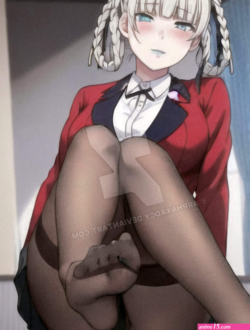 Kakegurui: Kirari Momobami anime style pantyhose by arphaxadcy on DeviantArt