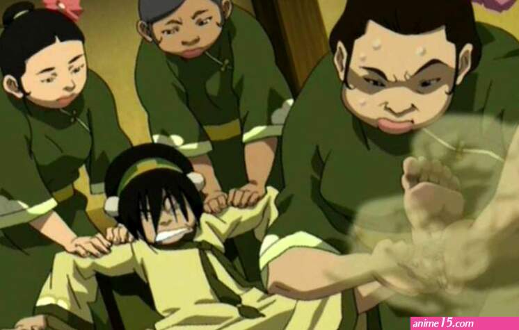 Tickle scenes in Cartoons