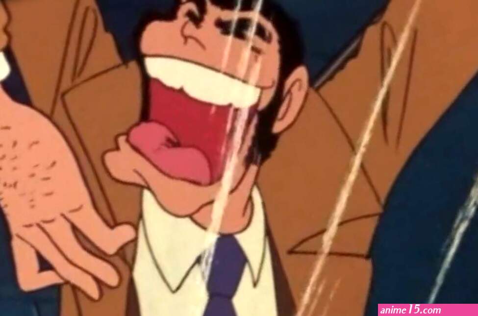 Fujiko Mines tickle scenes and Lupin tickled