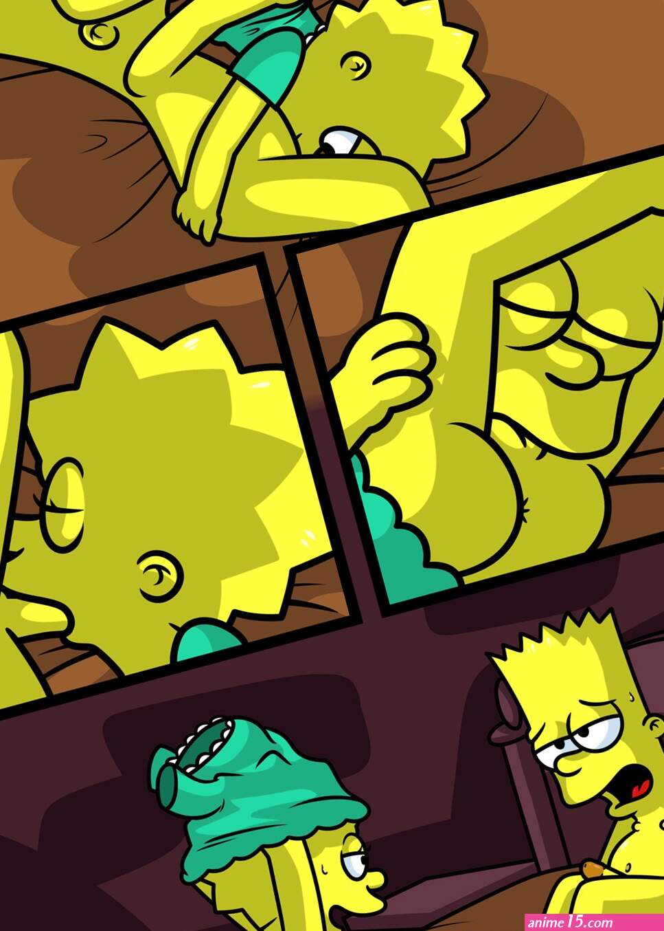Los Simpsons Porno: Sexo Incesto entre Bart y Lisa
