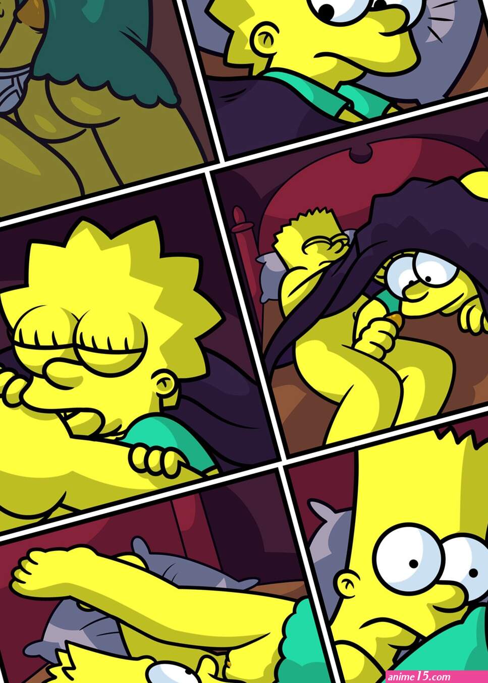 Los Simpsons Porno: Sexo Incesto entre Bart y Lisa