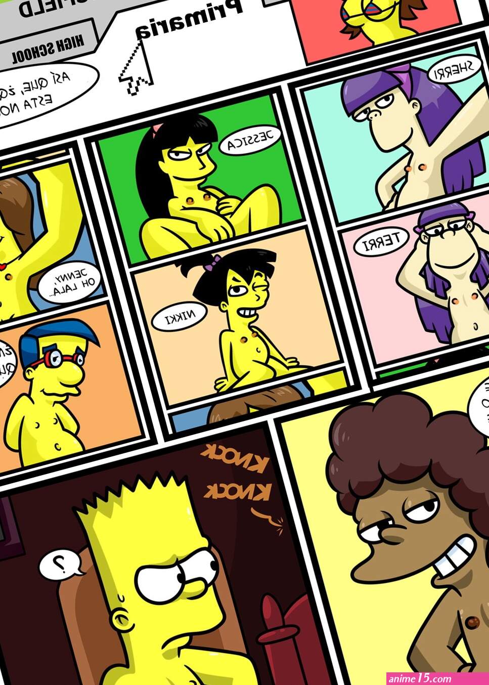 Los Simpsons Porno: Sexo Incesto entre Bart y Lisa
