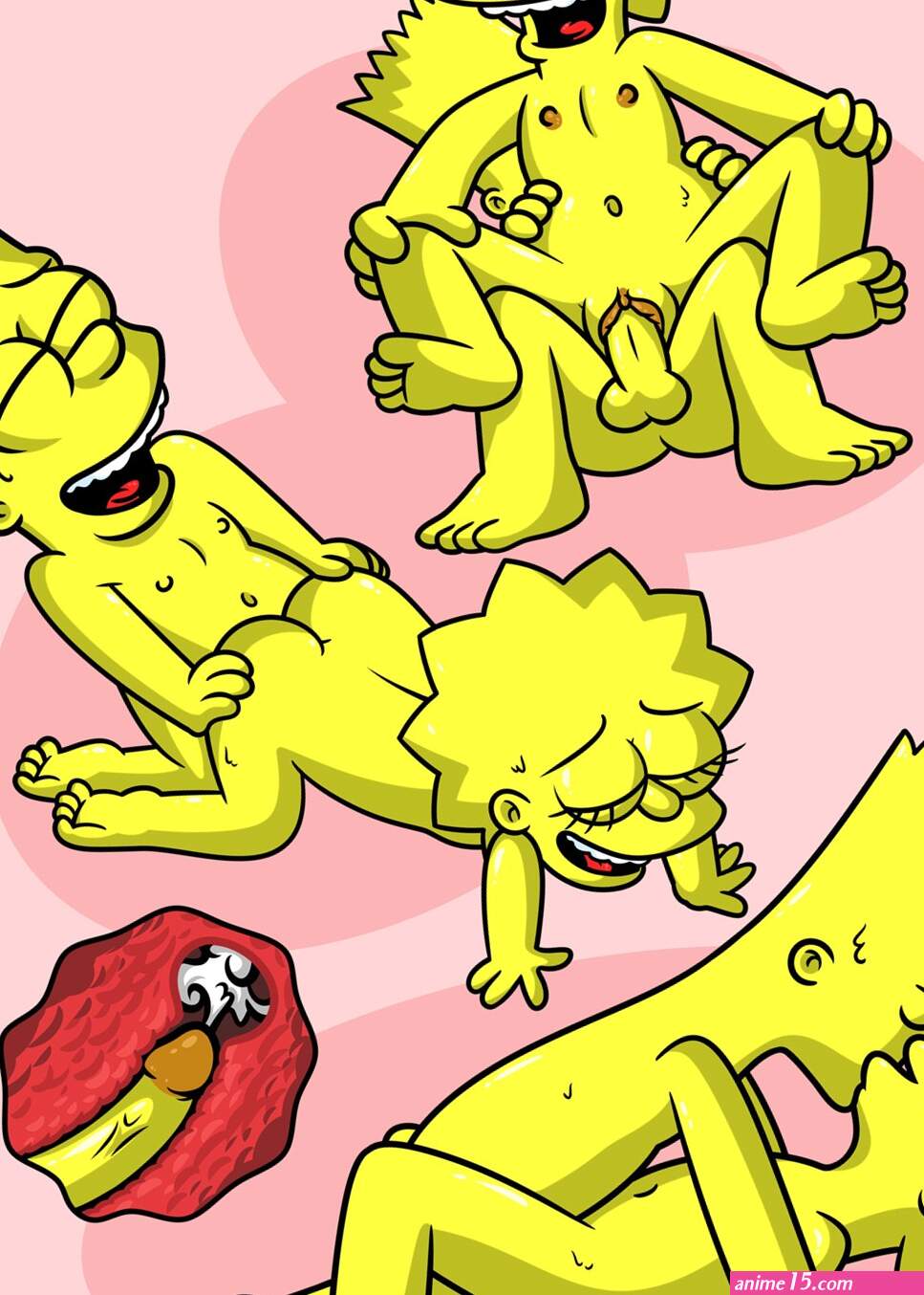 Los Simpsons Porno: Sexo Incesto entre Bart y Lisa