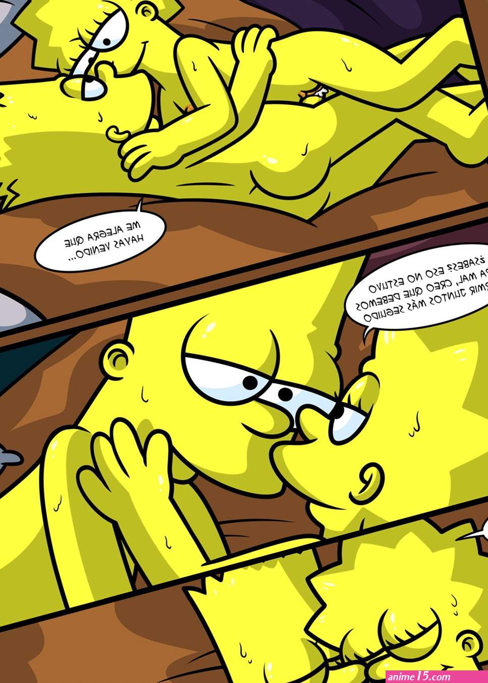 Los Simpsons Porno: Sexo Incesto entre Bart y Lisa