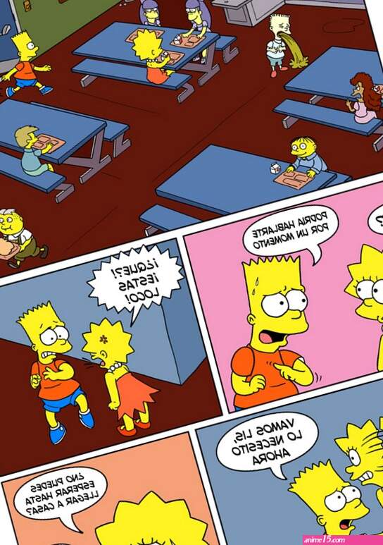 Incesto cmic de Bart y Lisa Simpson