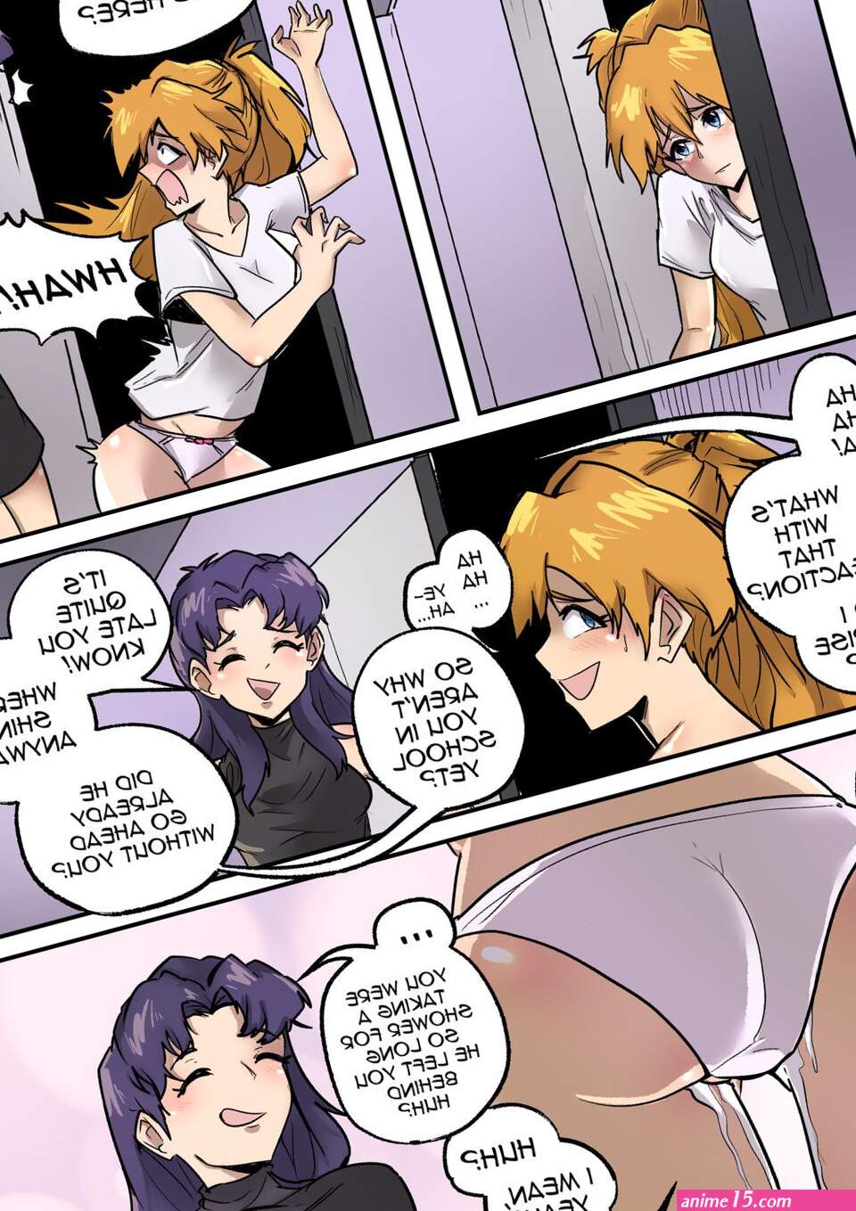 Evangelion Crossdressing Porn Comic english 13