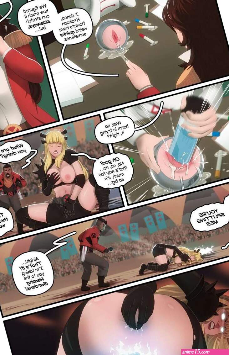 Porn comic House of XXX. Pocket Portal. Chapter 1. XMen. Tracy Scops. Sex comic brunette beauty decided
