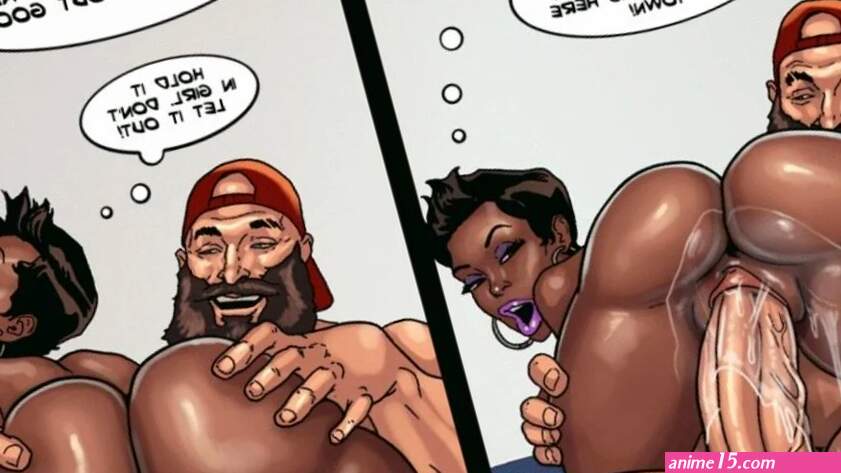 Comic Hot black girl giving her pussy to big cock Big ass black girl riding