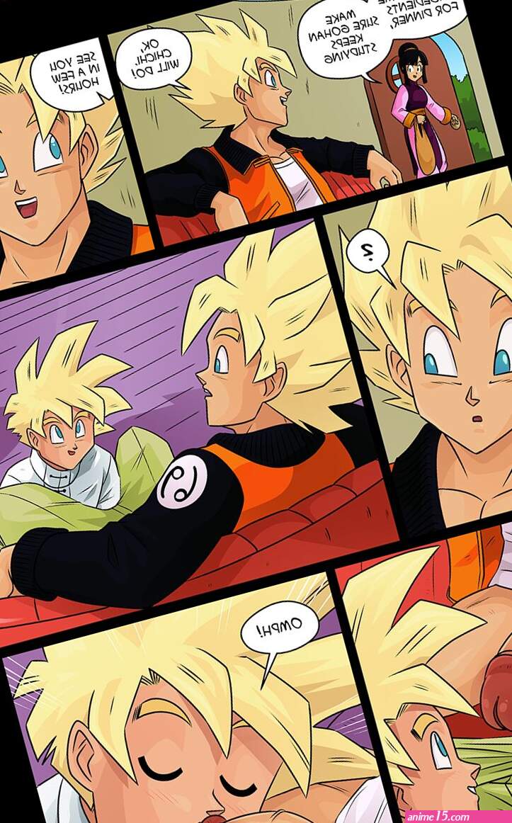 EcchiMaskNearphotison Study Break Dragon Ball Z gay porn comic