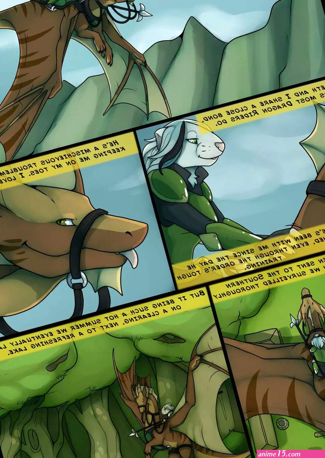 Dragon Rider Furry Yiff Comic