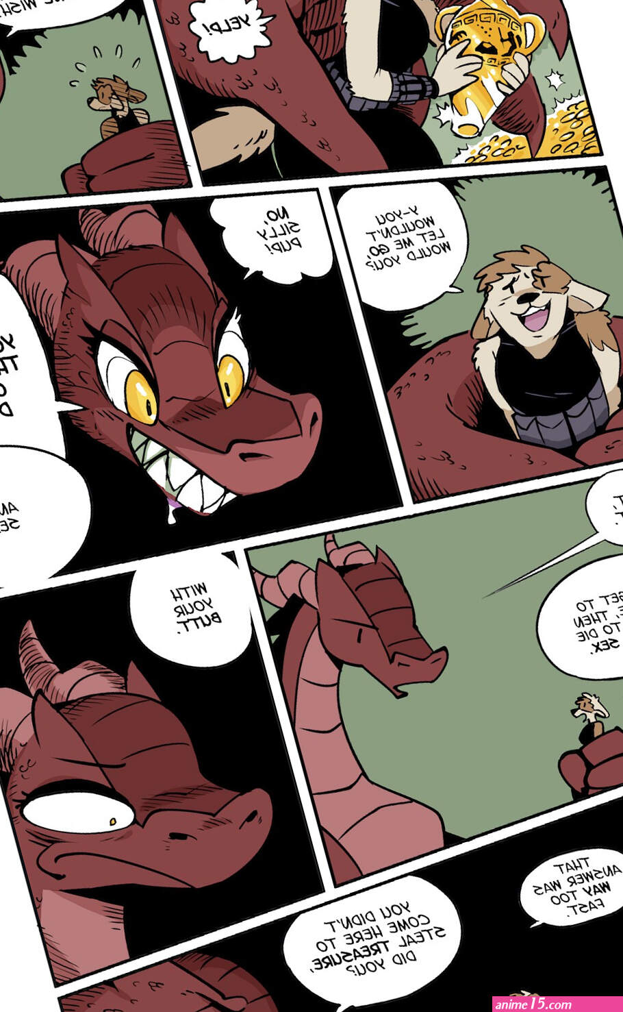 Death by Dragon Butt Porn comic Cartoon porn comics Rule 34 comic