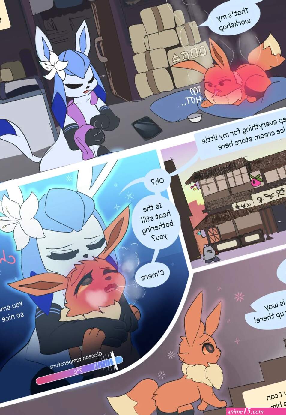 Glaceon in Love Porn Comics by Utopianvee Pokemon