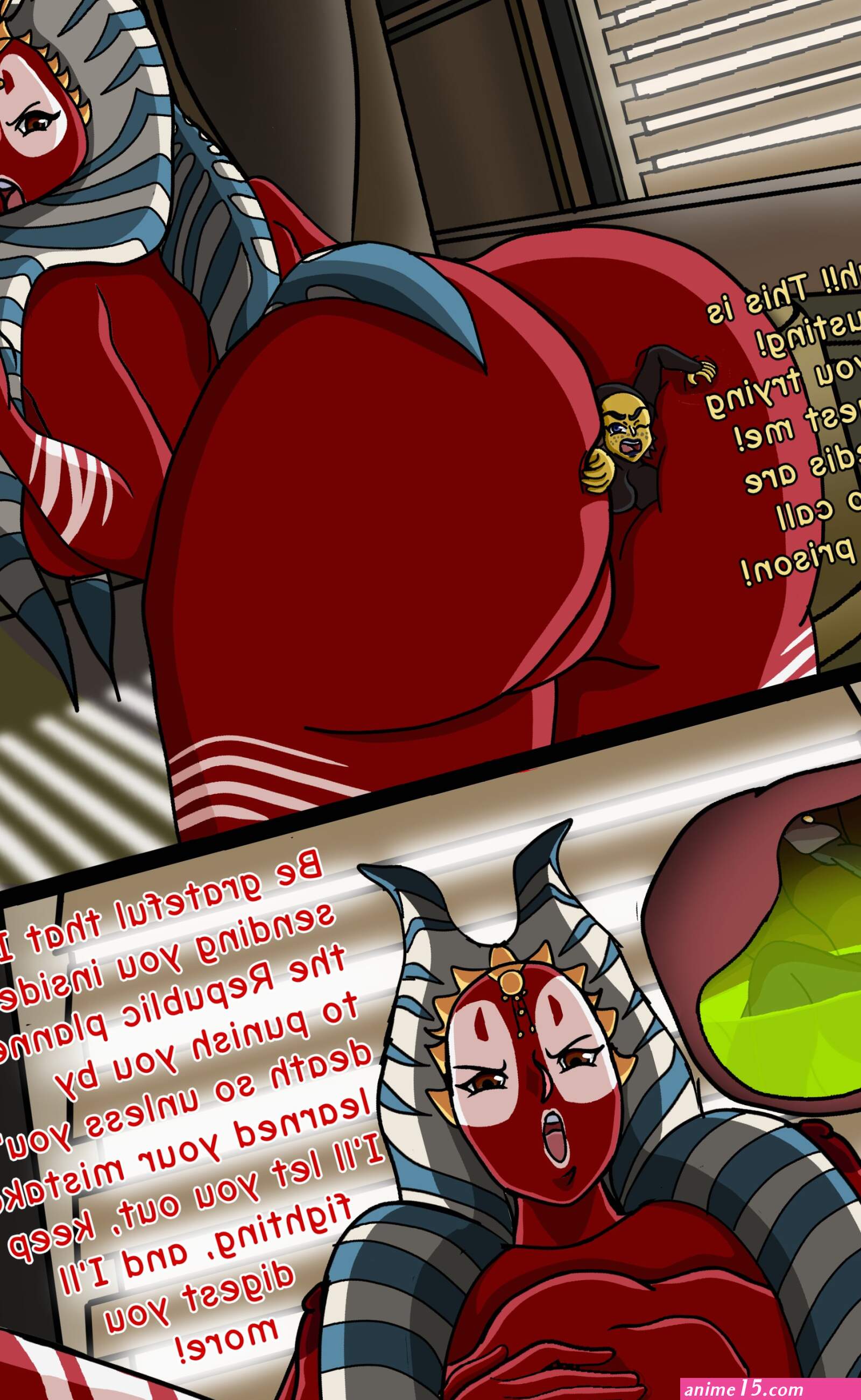 Cassa Birthday in 4 days on X: Togruta Carnivorous Punishment StarWars CloneWars giantess anal vore