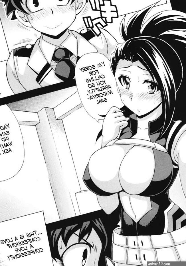 Post 2347714: comic IzukuMidoriya MomoYaoyorozu MyHeroAcademia