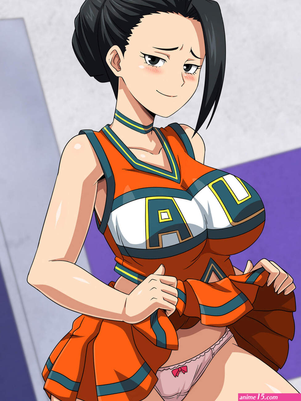 Yaoyorozu Momo Cheerleader by Sano-BR