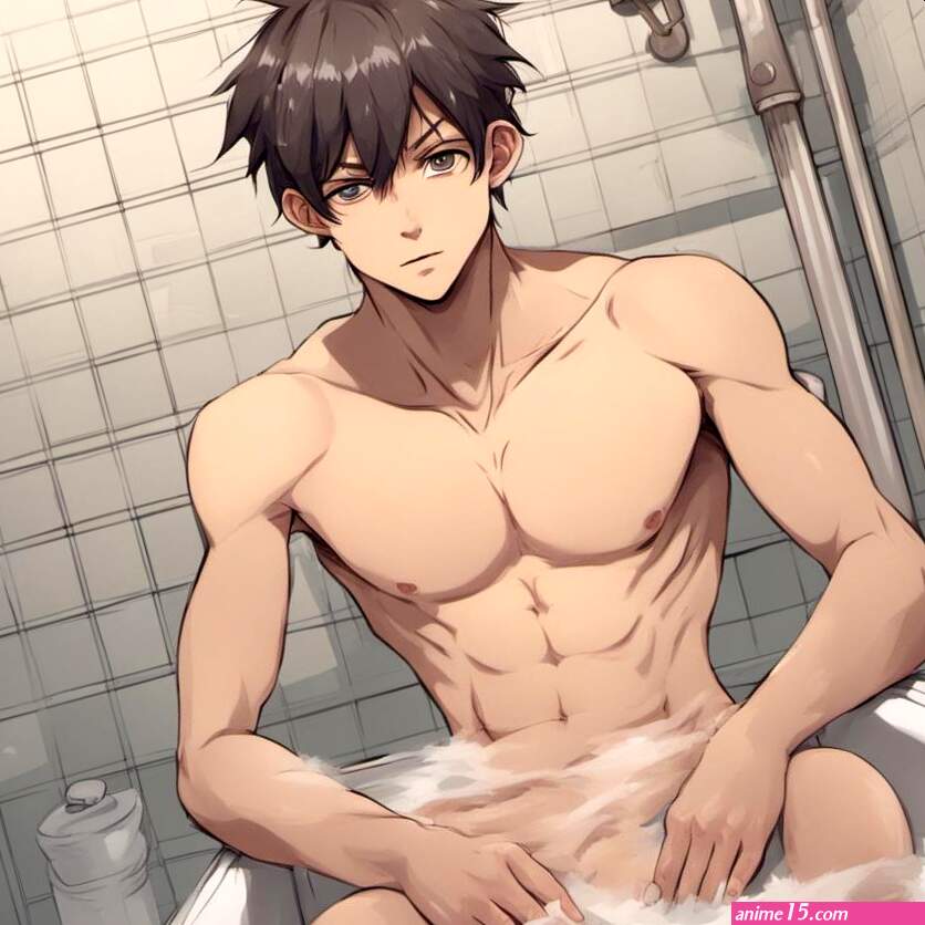 Drawing anime of a boy with no clothes on naked i by danhuag on DeviantArt