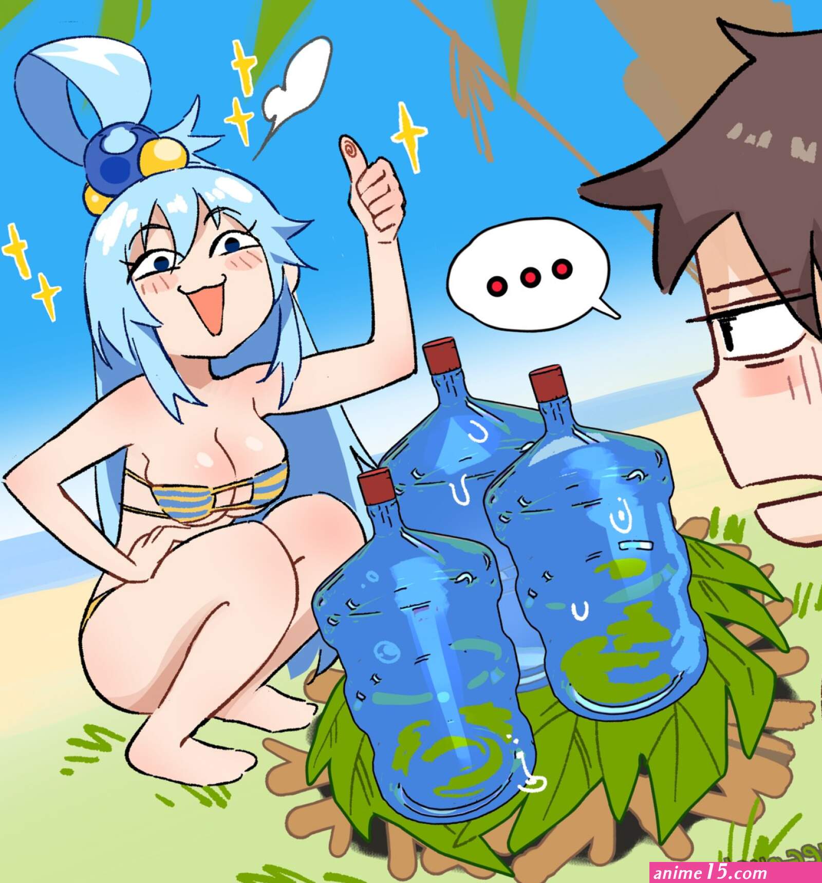 Aquas Thirst Trap? comic porn