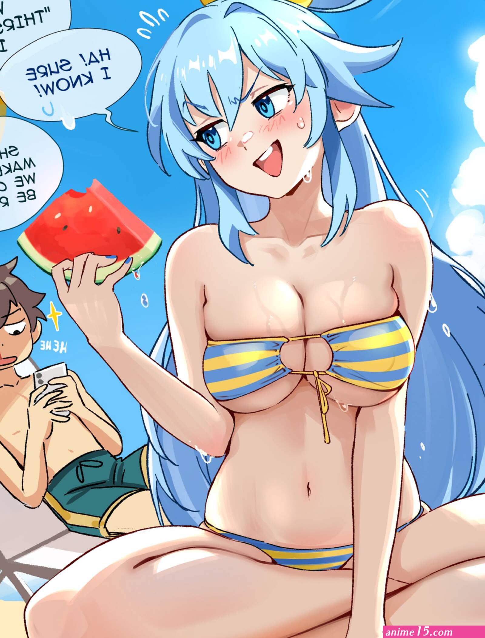 Aquas Thirst Trap? comic porn