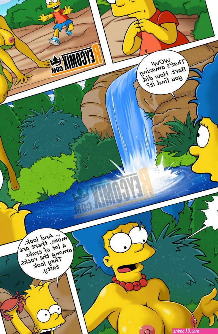 Porn comic The Simpsons Paradise. DRAH NAVLAG Sex comic MILF Marge and