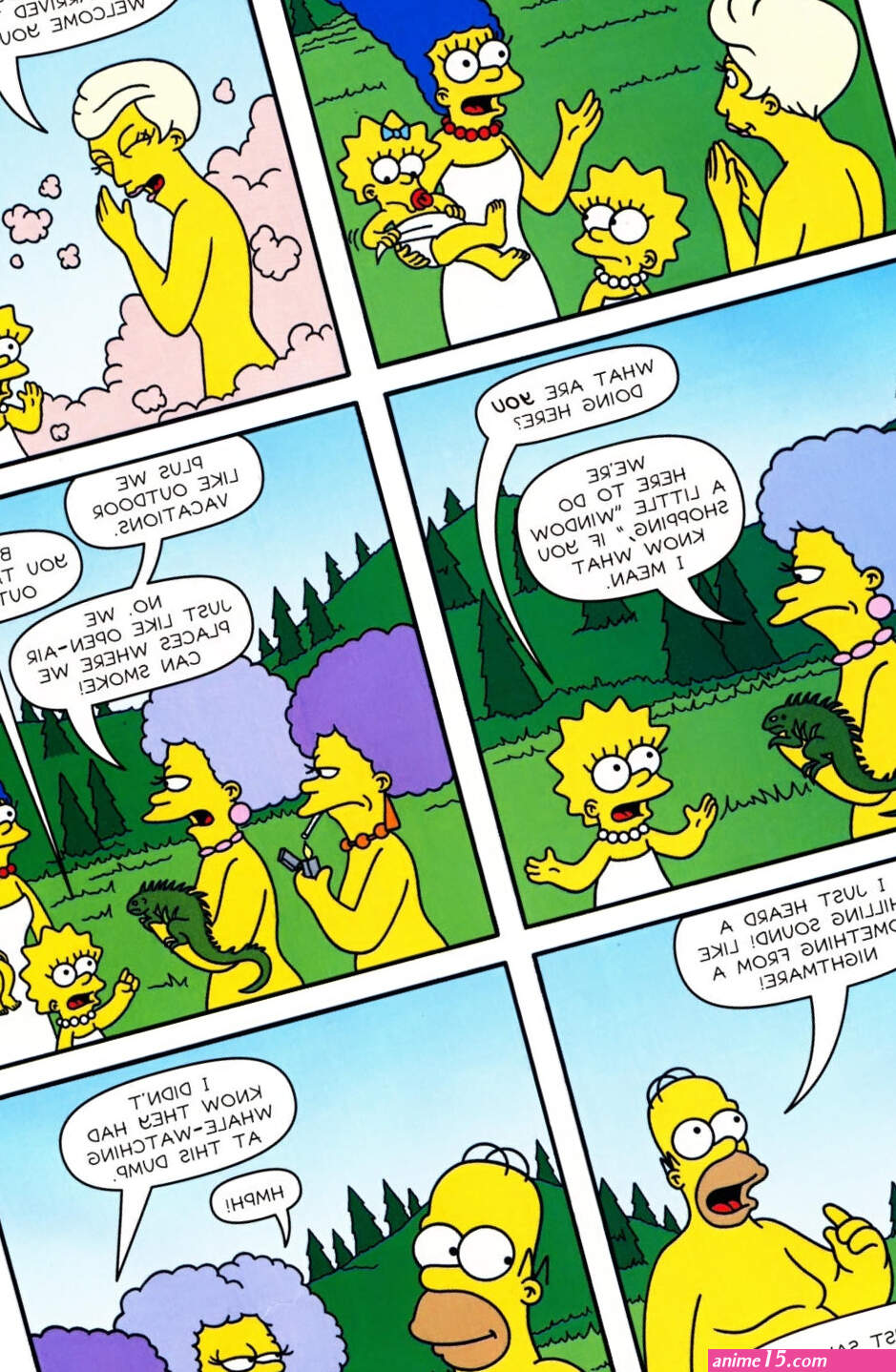 Simpsons comics au naturel part 3 by namepuntocome on DeviantArt