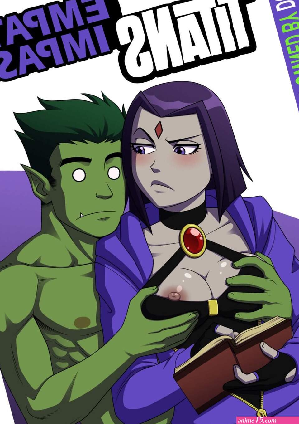 Teen Titans porn Raven fucking with beast boy
