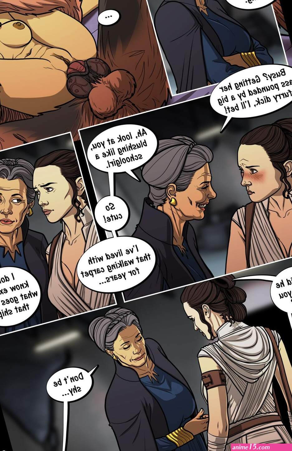 Star Wars: A Complete Guide To Wookie Sex Part 3 Porn Comic english 11