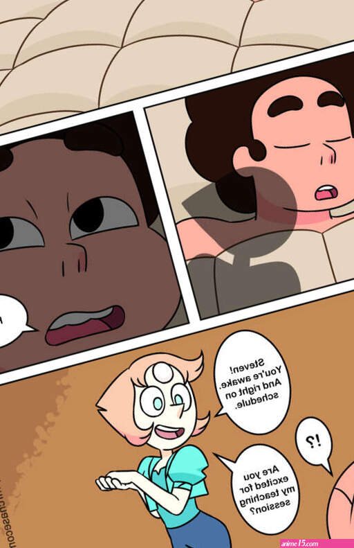 Porn comic Pearl The Teacher. Steven Universe. Sex comic busty blonde was