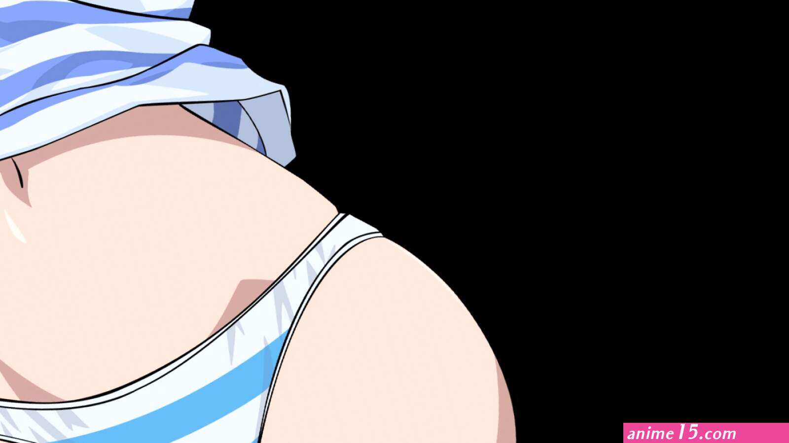 needless panties setsuna needless striped panties transparent underwear vector