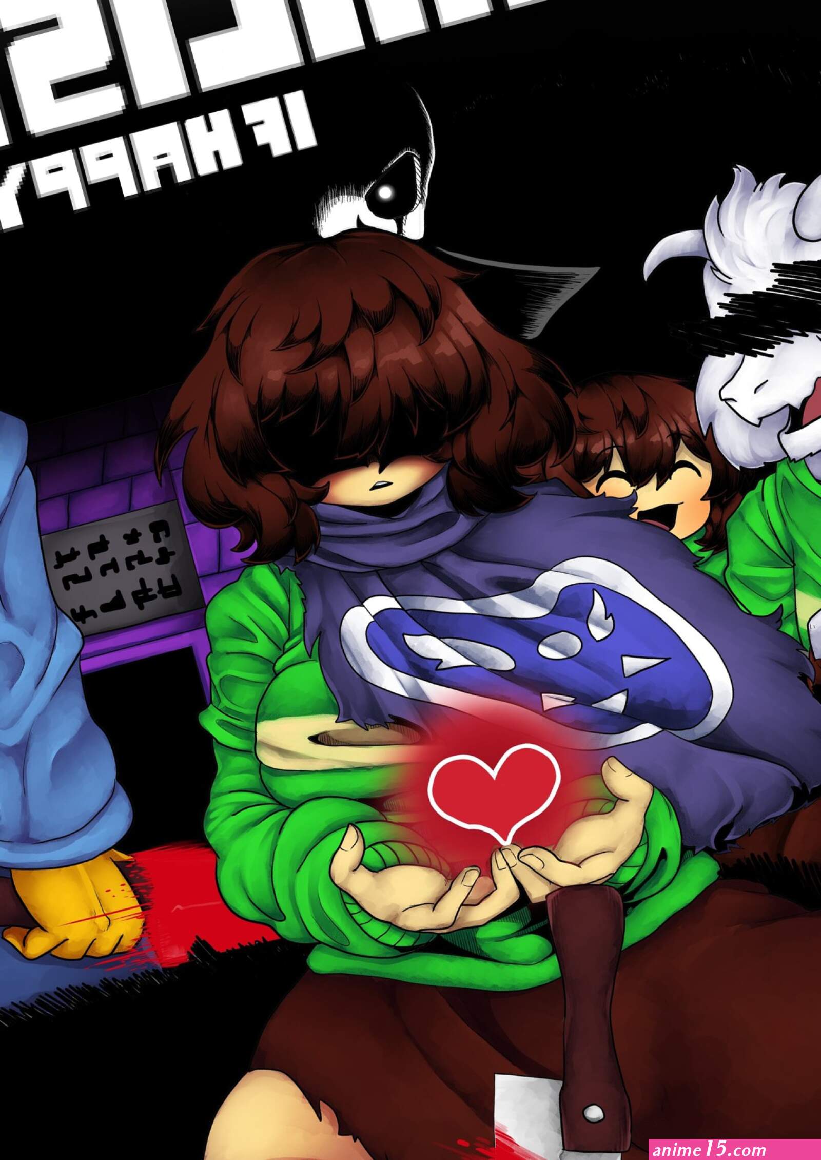Undertale Nihilism IF HAPPY part 2 Whitewo1f comic porn